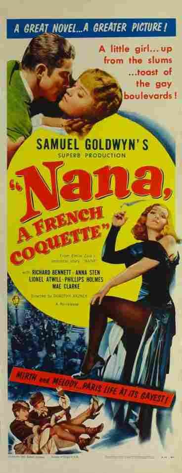 Nana 1934 01  film star poster A4 Photo Print