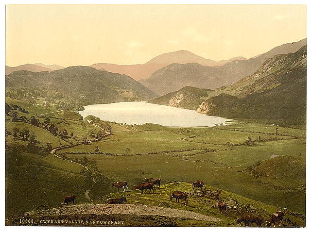 Nant Gwgant Gwynant Valley Vintage A4 Photo Print