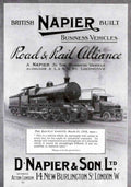Napier Rail Alliance Vintage Retro Advert Poster A4 Photo Print