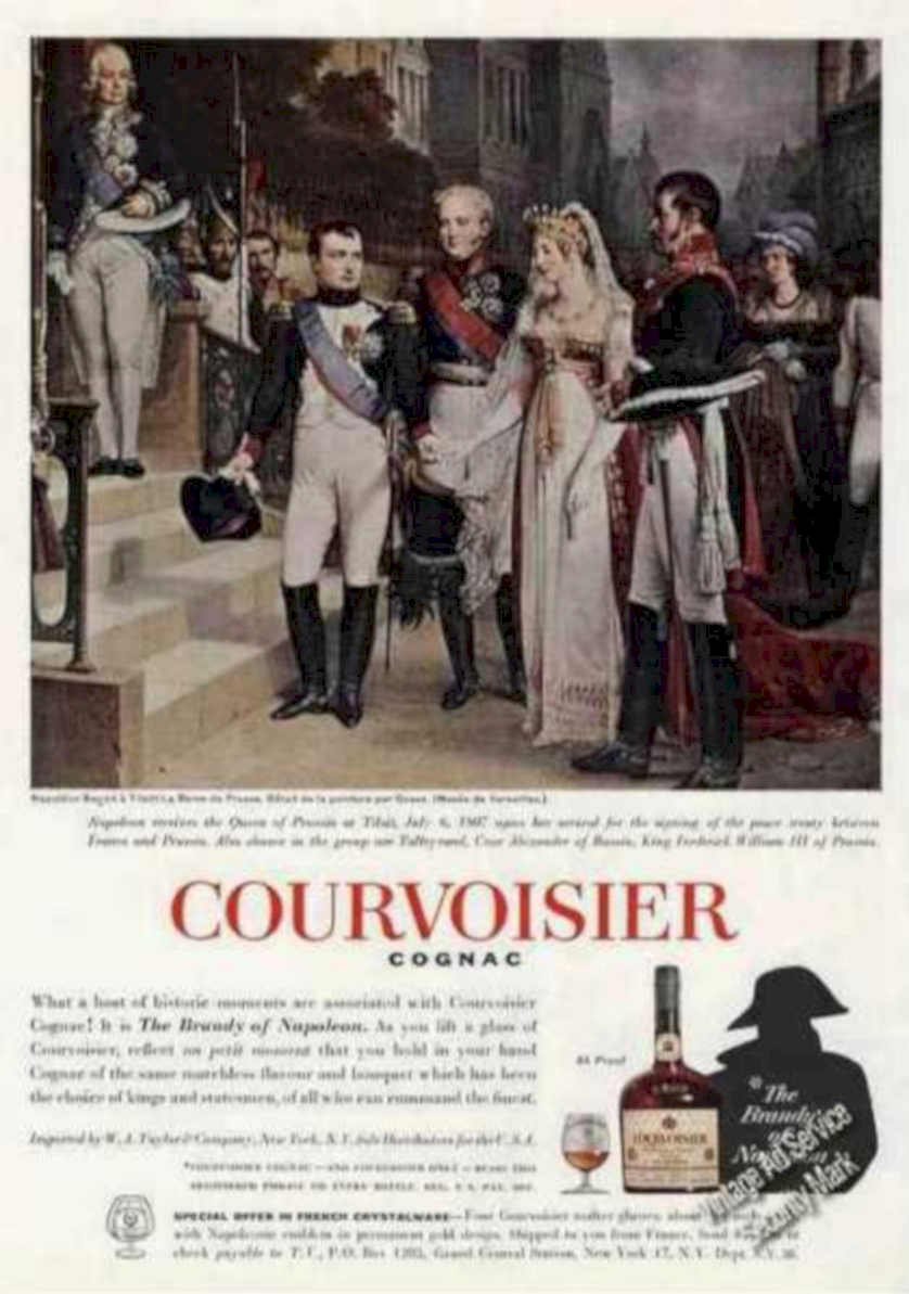 Napoleon Cognac Gathering Vintage Retro Advert Ads A4 Photo Print