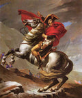 Napoleon Crosses The Great Saint Bernard Pass Jacques Louis David A4 Photo Print