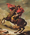 Napoleon Crossing The Alps Jacques Louis David A4 Photo Print