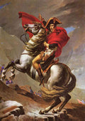 Napoleon crosses the great Saint Bernard Pass Jacques Louis David A4 Photo Print 2