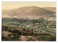 Napulus and Mount Gerizim Napulus Vintage A4 Photo Print