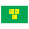 Narashino City Flag N2639 A4 Photo Print