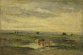 Narcisse Virgilio Diaz de la Pena Cows at a Pool A4 Photo Print