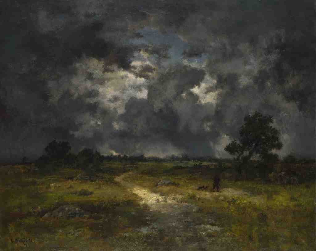Narcisse Virgilio Diaz de la Pena The Storm A4 Photo Print