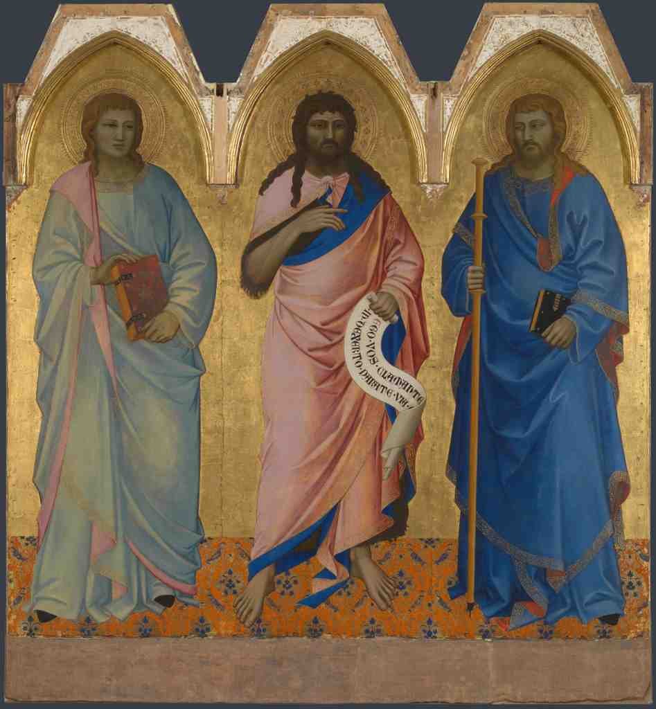 Nardo di Cione Three Saints A4 Photo Print