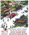 Nash 400 Town Vintage Retro Advert Poster A4 Photo Print