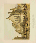Nash J Scotland 1840 Moray House Canongate A4 Photo Print