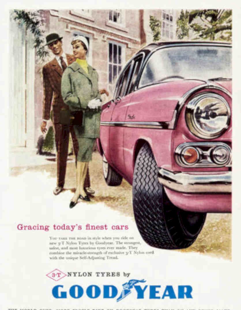 Nash Metropolitan Tyre Vintage Retro Advert Poster A4 Photo Print