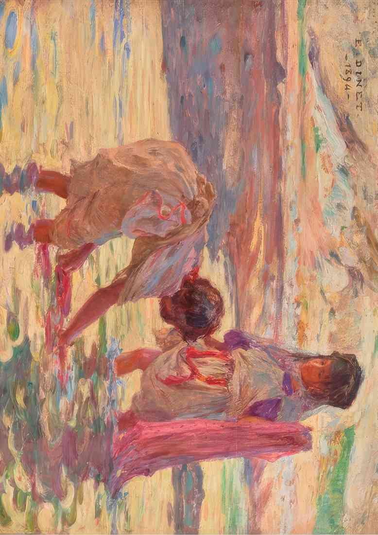 Nasreddine Dinet enfants la berrada CROP A4 Photo Print