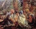 Nasreddine Dinet jeu de fillettes dans la palmeraie Art A4 Photo Print