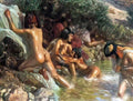 Nasreddine Dinet la fuite des baigneuses Art A4 Photo Print