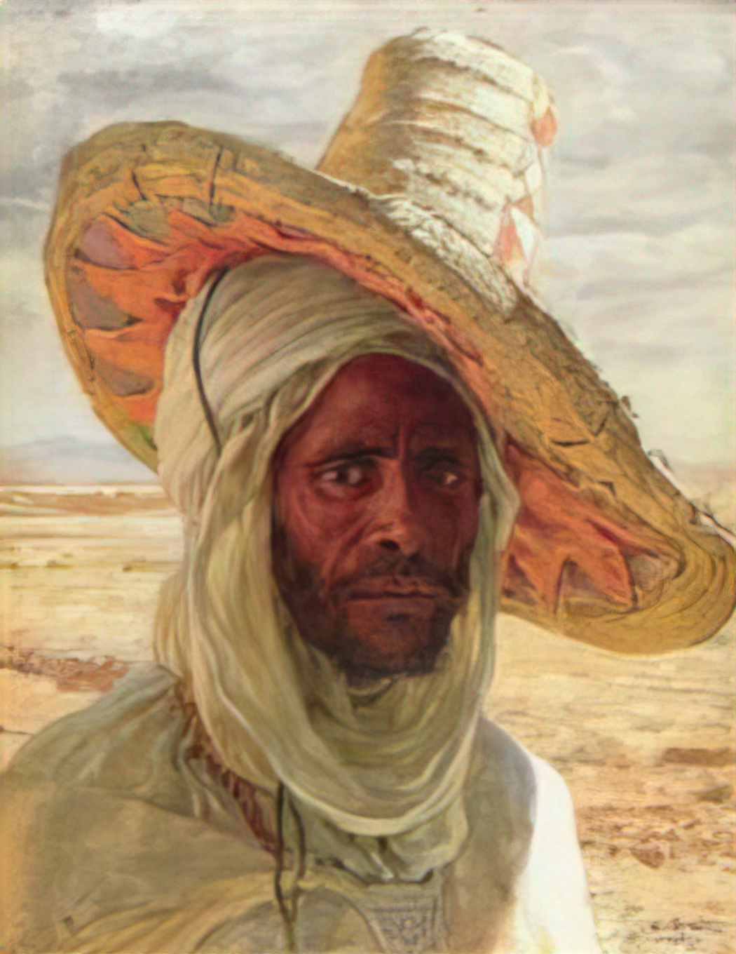 Nasreddine Dinet tete d arabe Art A4 Photo Print