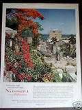 Nassau Bahamas Landscape Vintage Retro Advert Ads A4 Photo Print