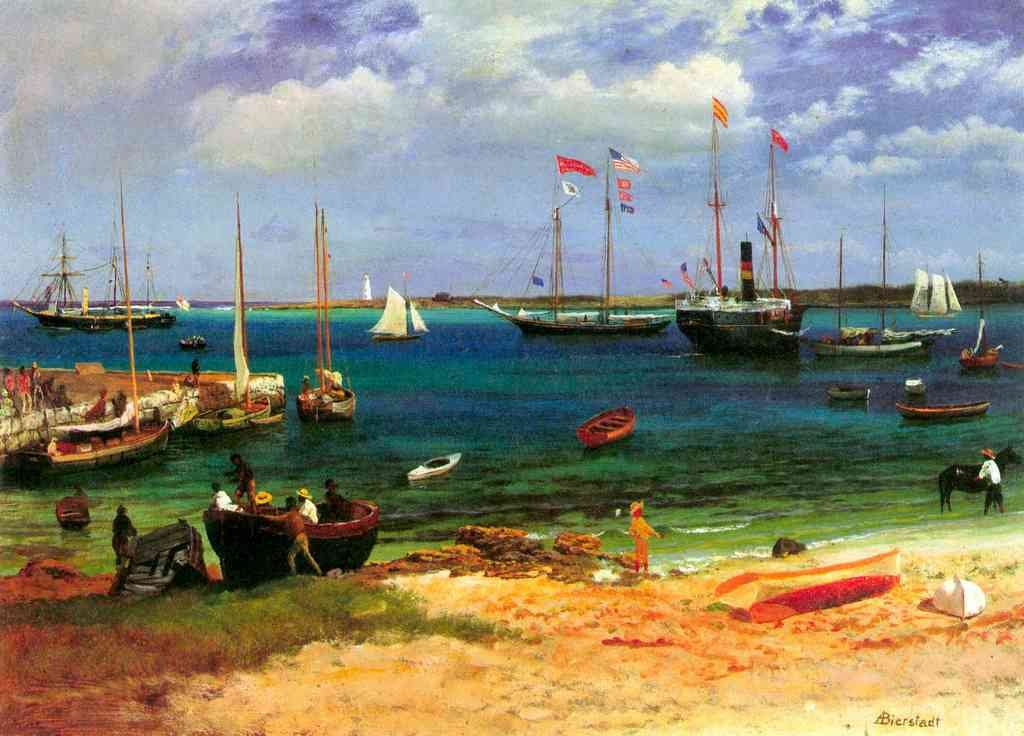 Nassau Port Bierstadt A4 Photo Print