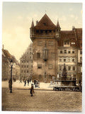 Nassauerhaus Nuremberg Bavaria Vintage A4 Photo Print