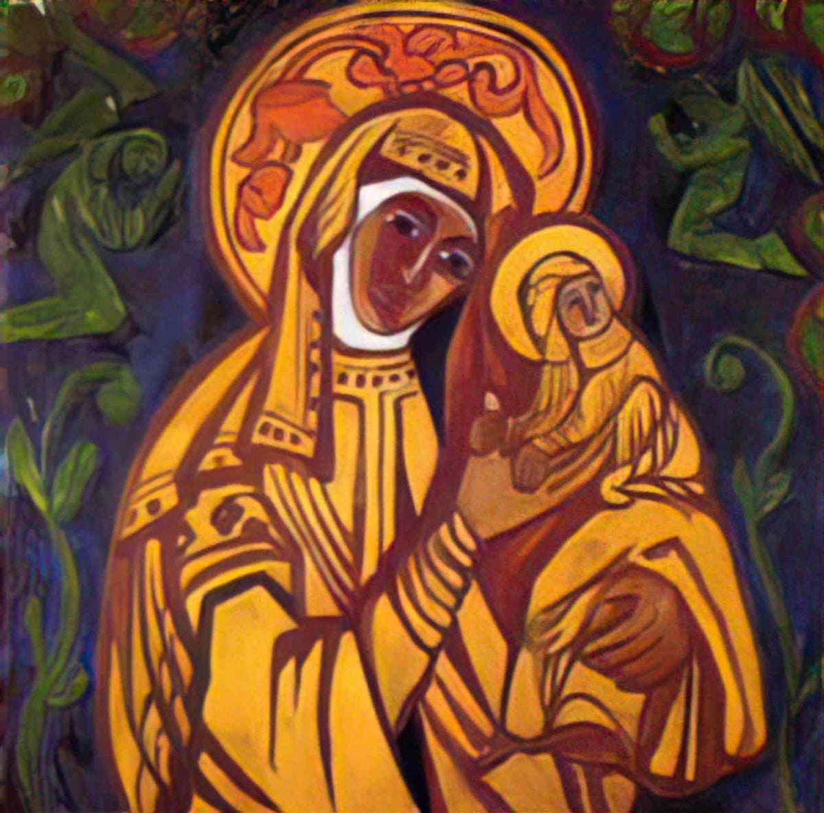 Natalia Goncharova c8a608ca3e1cc974ee7e4b891639b98a Art A4 Photo Print