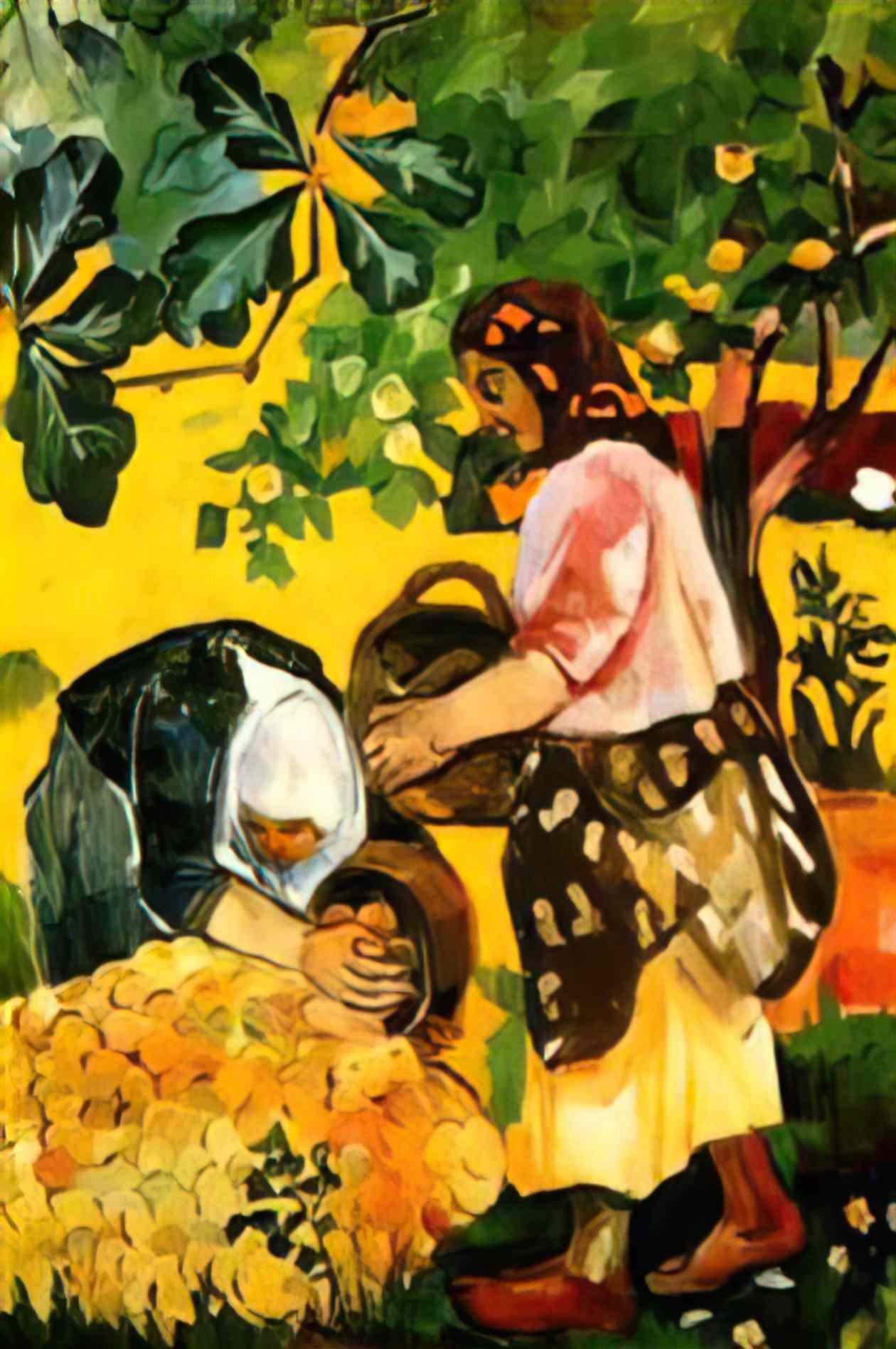 Natalia Goncharova fruit Art A4 Photo Print