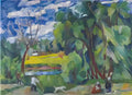 Natalia Goncharova haymaking Art A4 Photo Print
