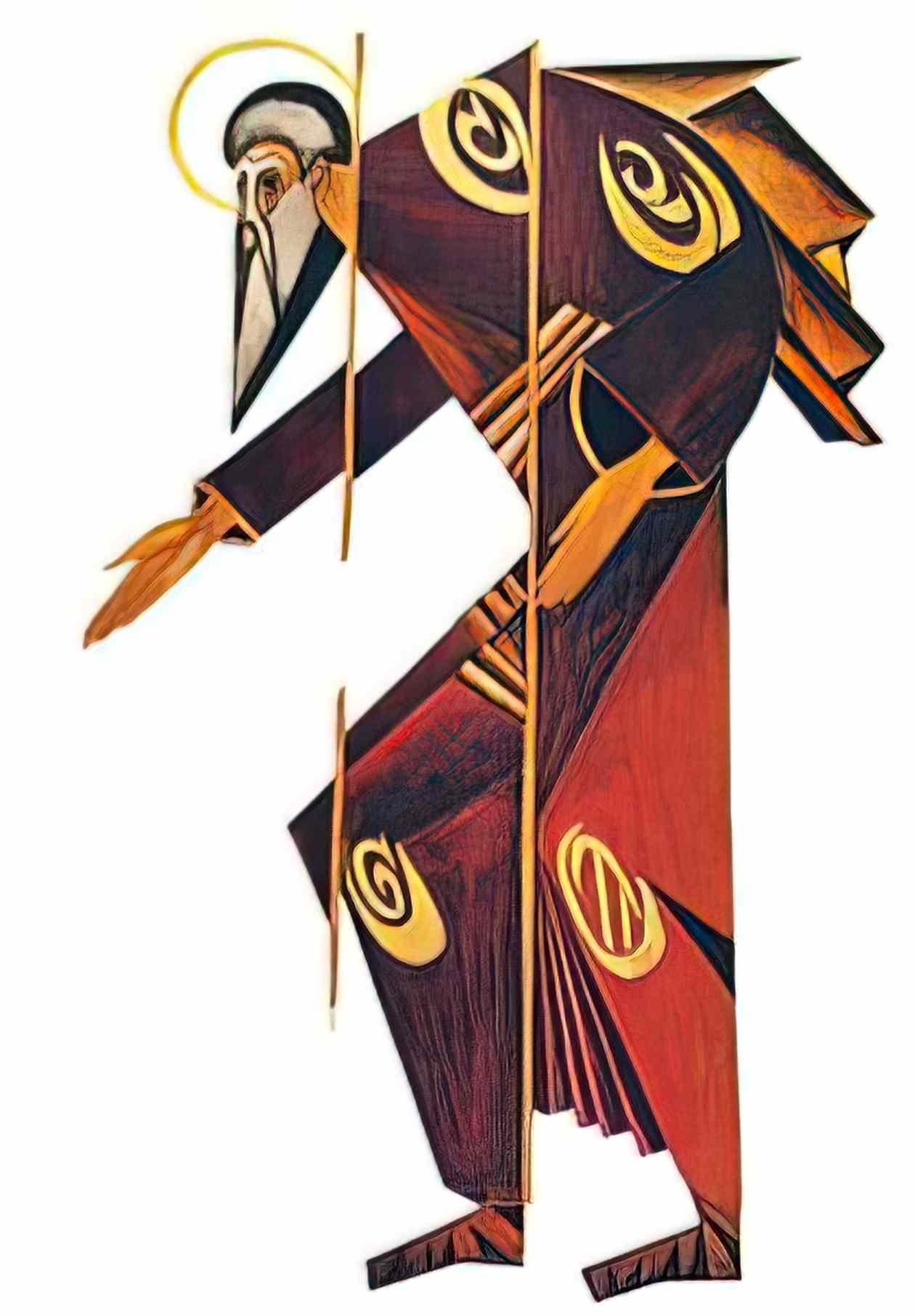 Natalia Goncharova mask Art A4 Photo Print