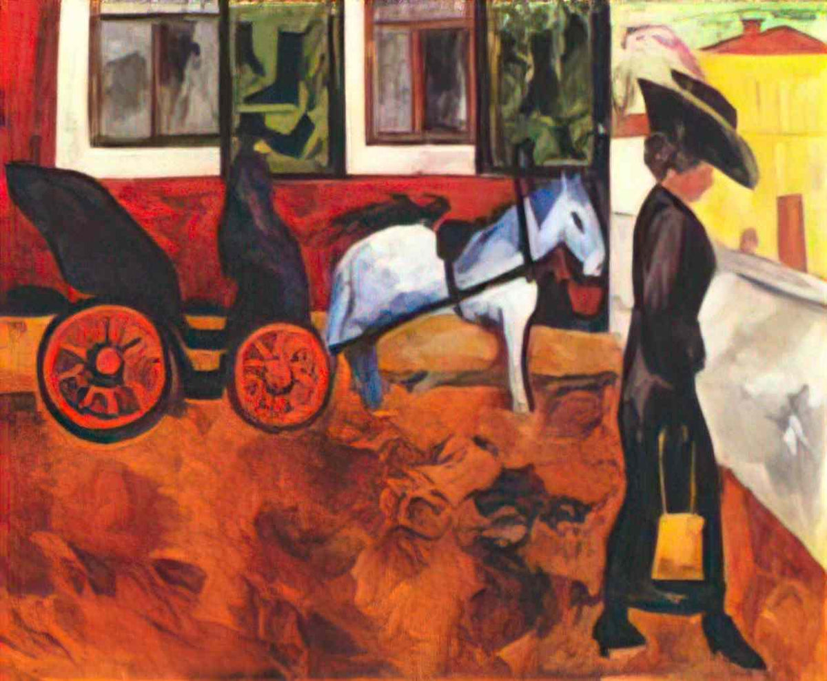 Natalia Goncharova moscow street Art A4 Photo Print
