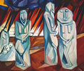 Natalia Goncharova pillars of salt Art A4 Photo Print