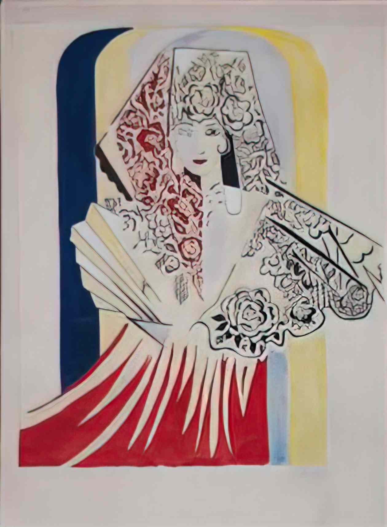 Natalia Goncharova project poster for the ballet by manuel de falla e Art A4 Photo Print