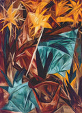 Natalia Goncharova rayonist lilies Art A4 Photo Print