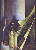 Nathan Altman a still life coloured bottles and planes 1918 Art A4 Photo Print