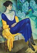 Nathan Altman portrait of anna akhmatova 1914 CROP A4 Photo Print