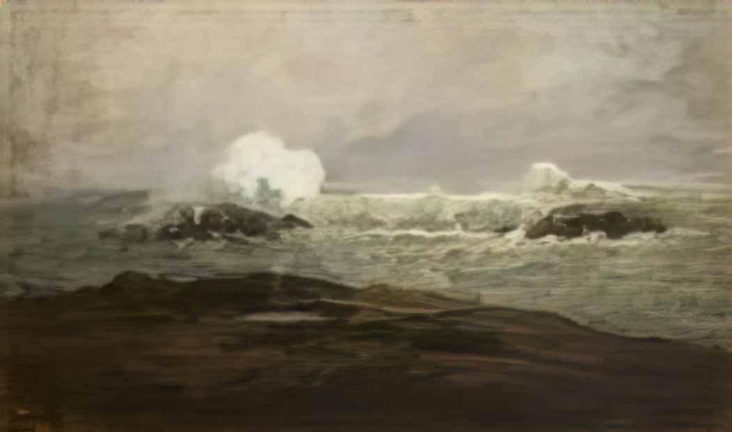 Nathaniel Hone the Younger stormy coast county clare Art A4 Photo Print