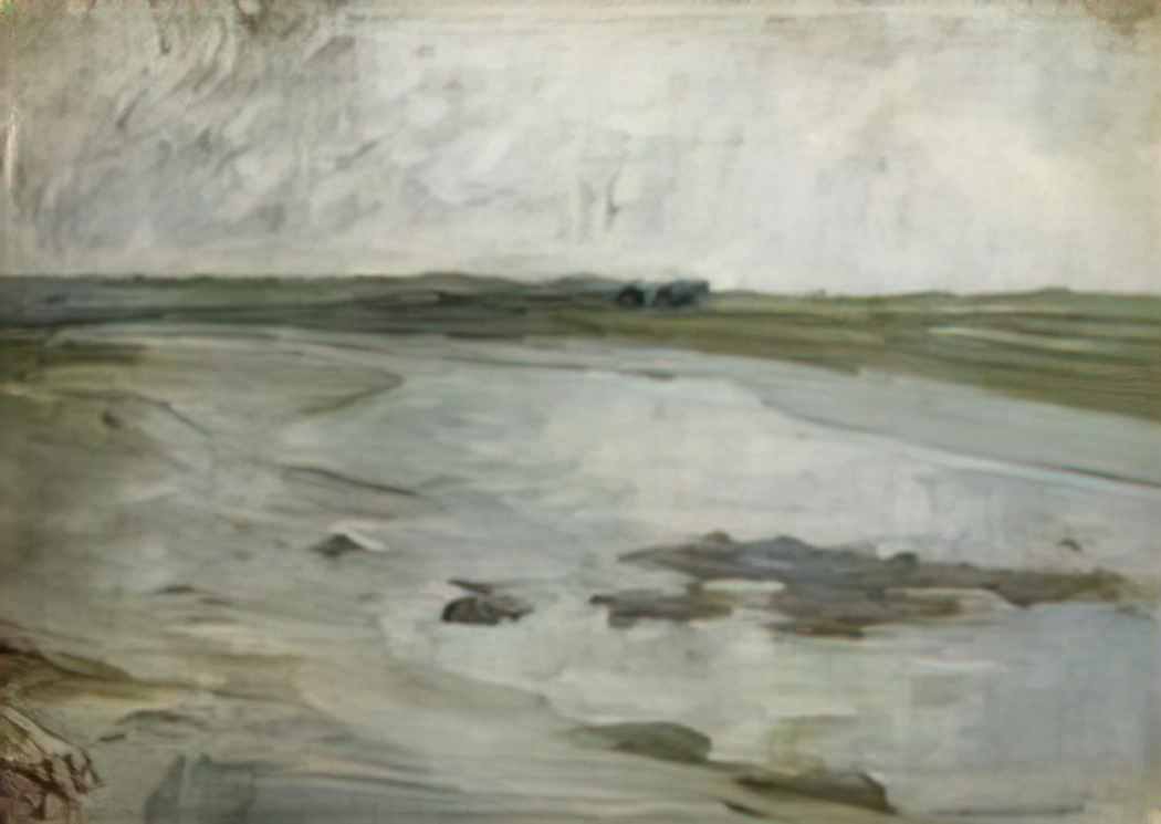 Nathaniel Hone the Younger the estuary malahide county dublin Art A4 Photo Print