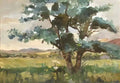 Nathaniel Hone the Younger tree in a landscape Art A4 Photo Print