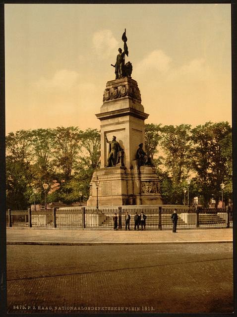 National Monument of 1813 Hague Vintage A4 Photo Print