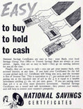 National Savings Certificates Vintage Retro Advert Poster A4 Photo Print