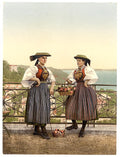 National Vierlander costume Hamburg Vintage A4 Photo Print