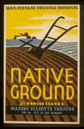 Native Ground Sunset Vintage Retro Advert Poster A4 Photo Print