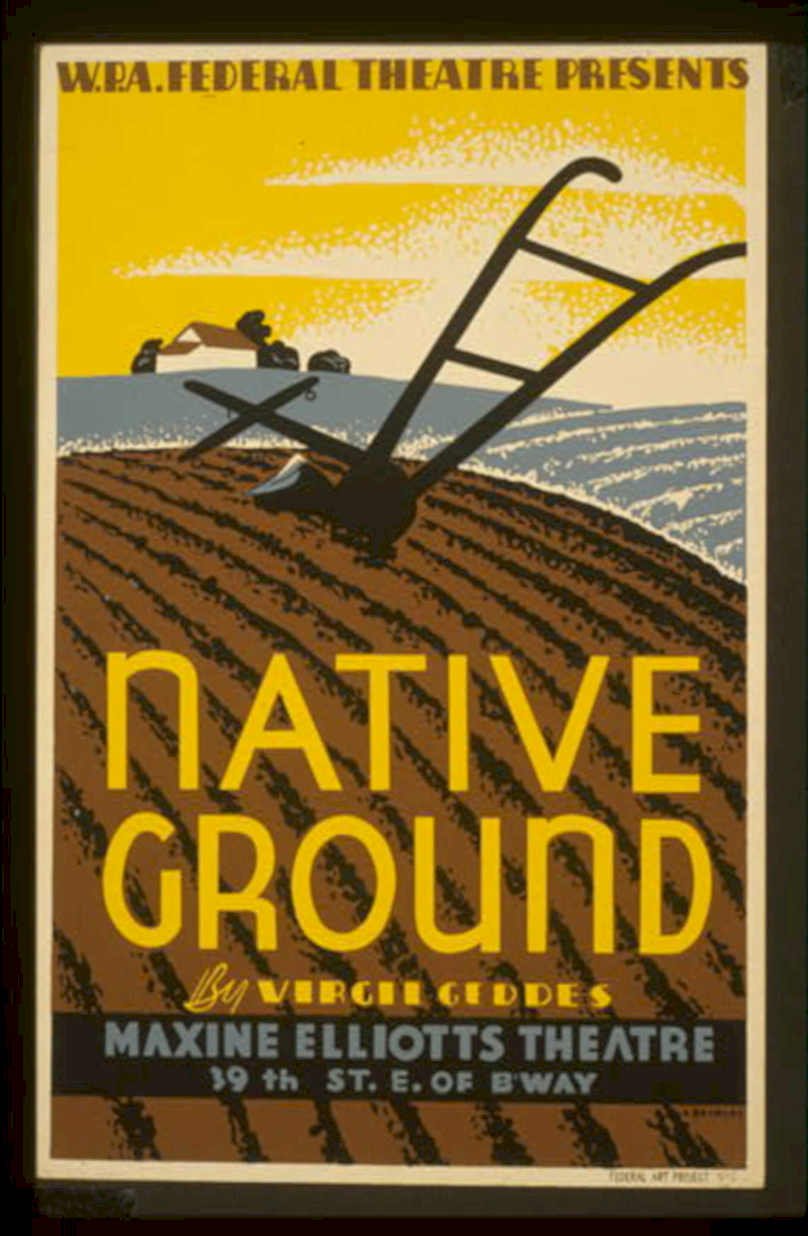 Native Ground Sunset Vintage Retro Advert Poster A4 Photo Print