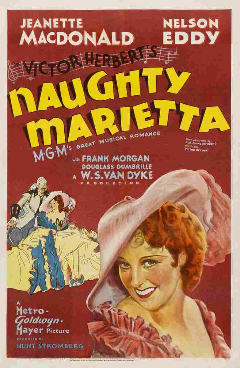 Naughty Marietta 03  film star poster A4 Photo Print
