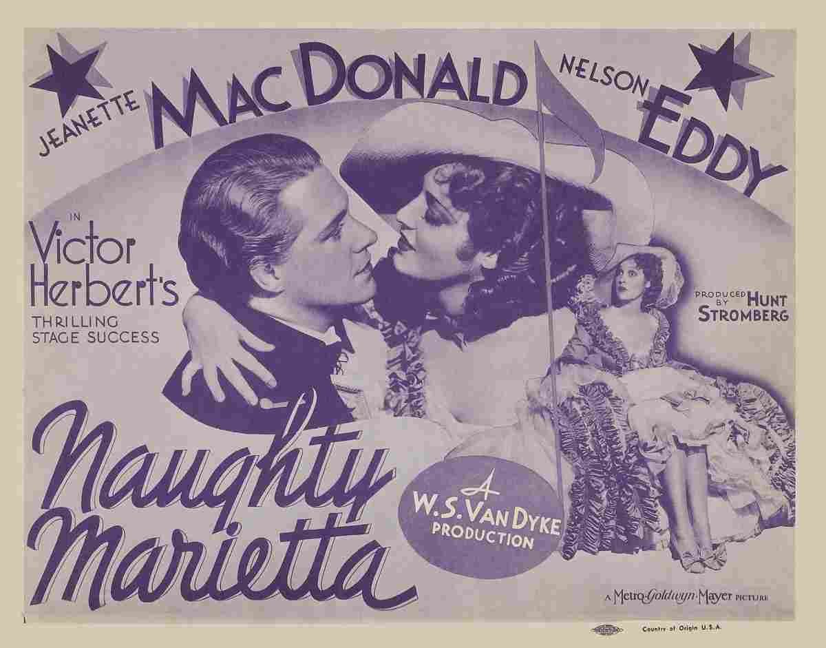 Naughty Marietta 06  film star poster A4 Photo Print