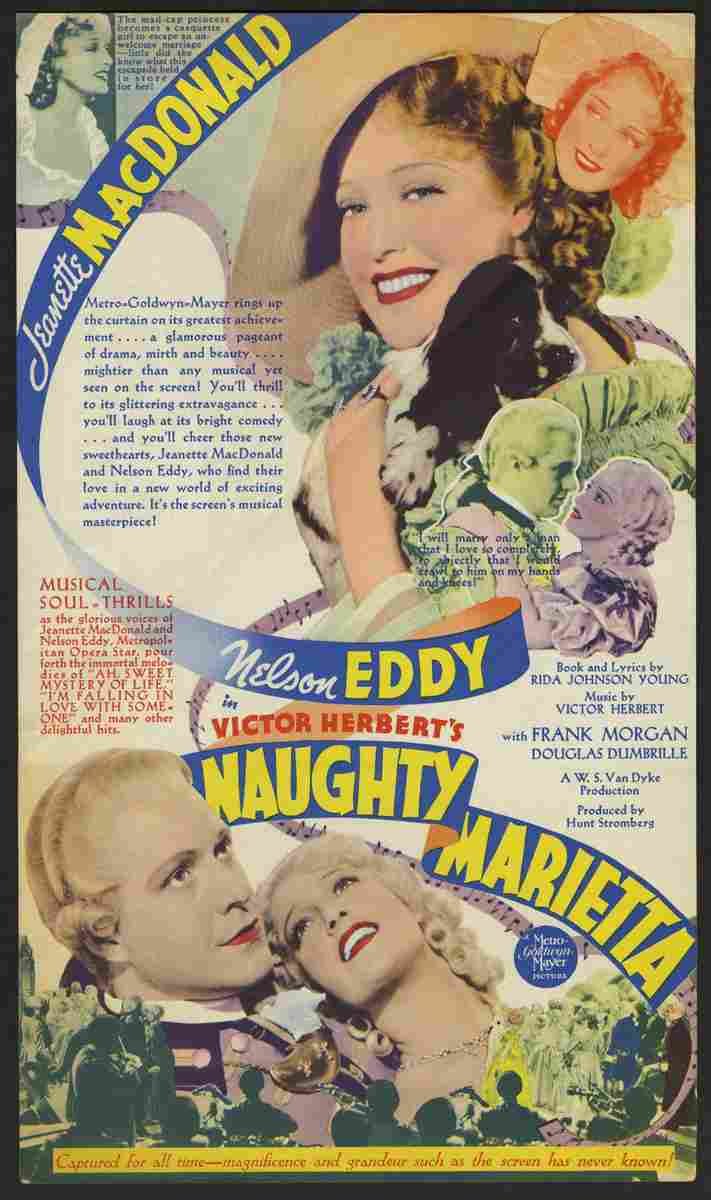 Naughty Marietta 07  film star poster A4 Photo Print