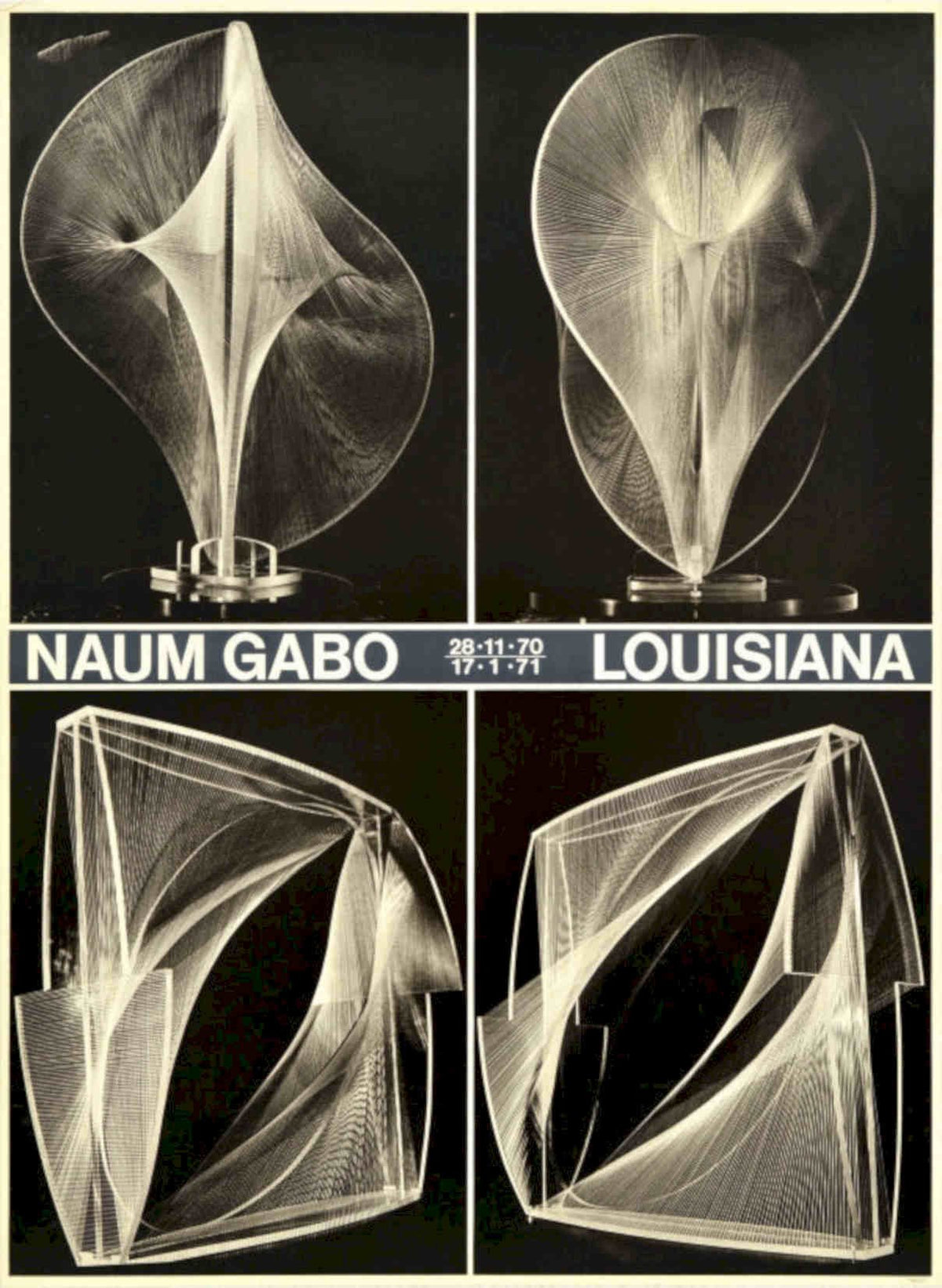 Naum Gabo Linear Vintage Retro Advert Poster A4 Photo Print