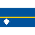 Nauru Flag N1837 A4 Photo Print