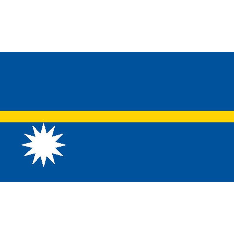 Nauru Flag N1837 A4 Photo Print