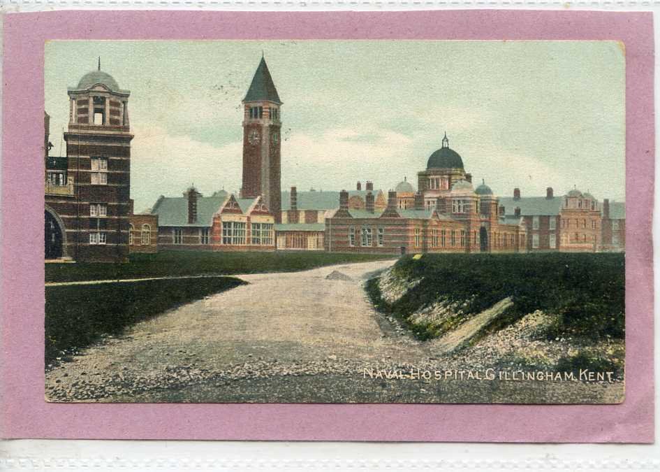 Naval Hospital Gillingham Kent Dated 1907 Vintage A4 Photo Print