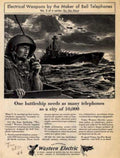 Naval Telephone Weapons Vintage Retro Advert Ads A4 Photo Print