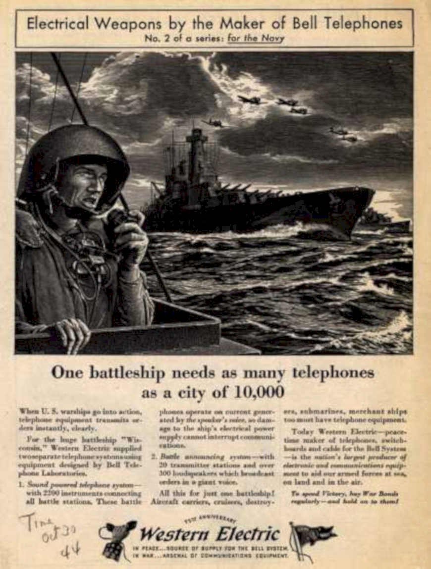 Naval Telephone Weapons Vintage Retro Advert Ads A4 Photo Print