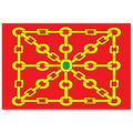 Navarre Prov Flag N3196 A4 Photo Print